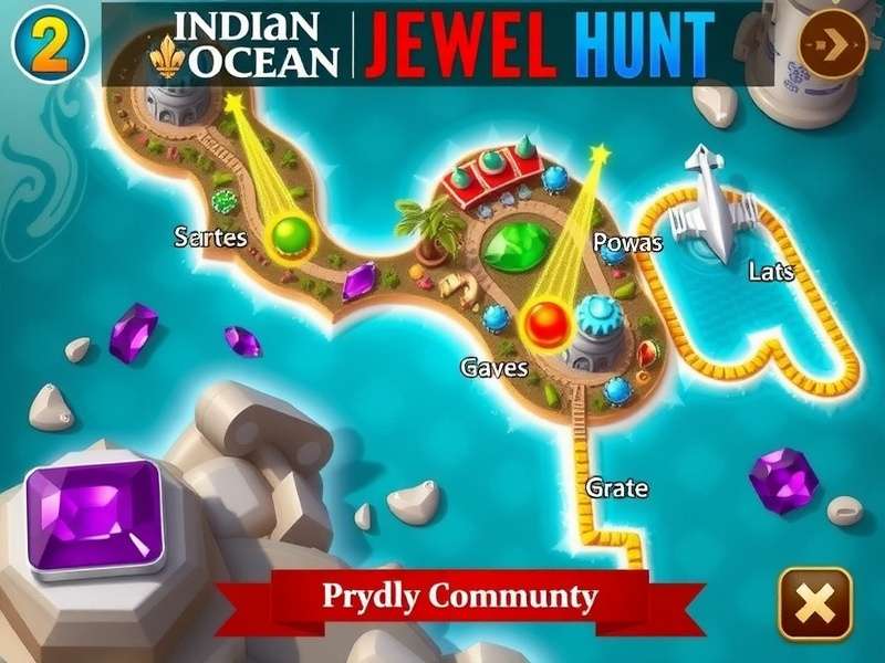 Indian Ocean Jewel Hunt Gameplay